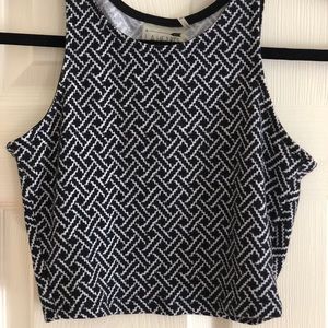 LA Hearts Black Cropped Tank XS